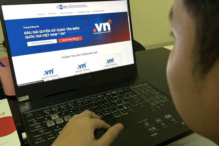 Lần đầu tiên tổ chức đấu giá 50 tên miền “.vn” 2 ký tự trong năm 2026